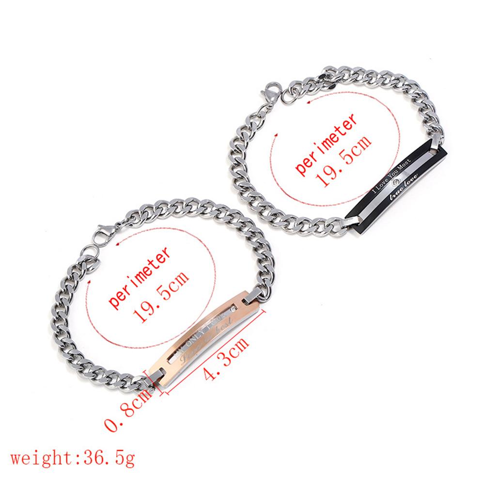 Fashion Metal Chains Men / Women Stainless Steel Bracelet Cool Delicate Hand Chains