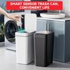 Cubo de basura inteligente automático con sensor para cocina baño y hogar gran capacidad