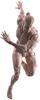 1/12 Scale Male Figure, 6 Inch Romankey Super Flexible Muscular Strong Male Action Figure Miniature Figure Body Doll Collection (White Leather)