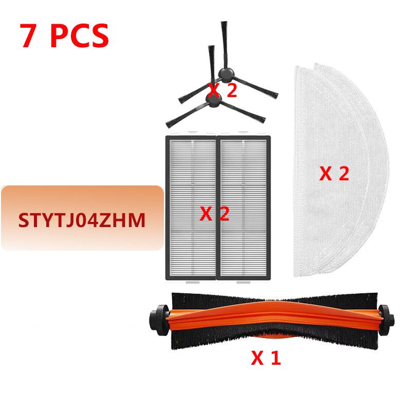 For Xiaomi Mi STYTJ04ZHM Vacuum Cleaner Replacement Spare Accessories Parts Main Side Brush Hepa Filter Robot Mop Cloth