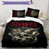 Slipknot 3pcs Bedding Set Duvet Cover Closure Includes 1 Duvet Cover & 2 Pillowcases for All Seasons Bedroom Home Dorm Decor