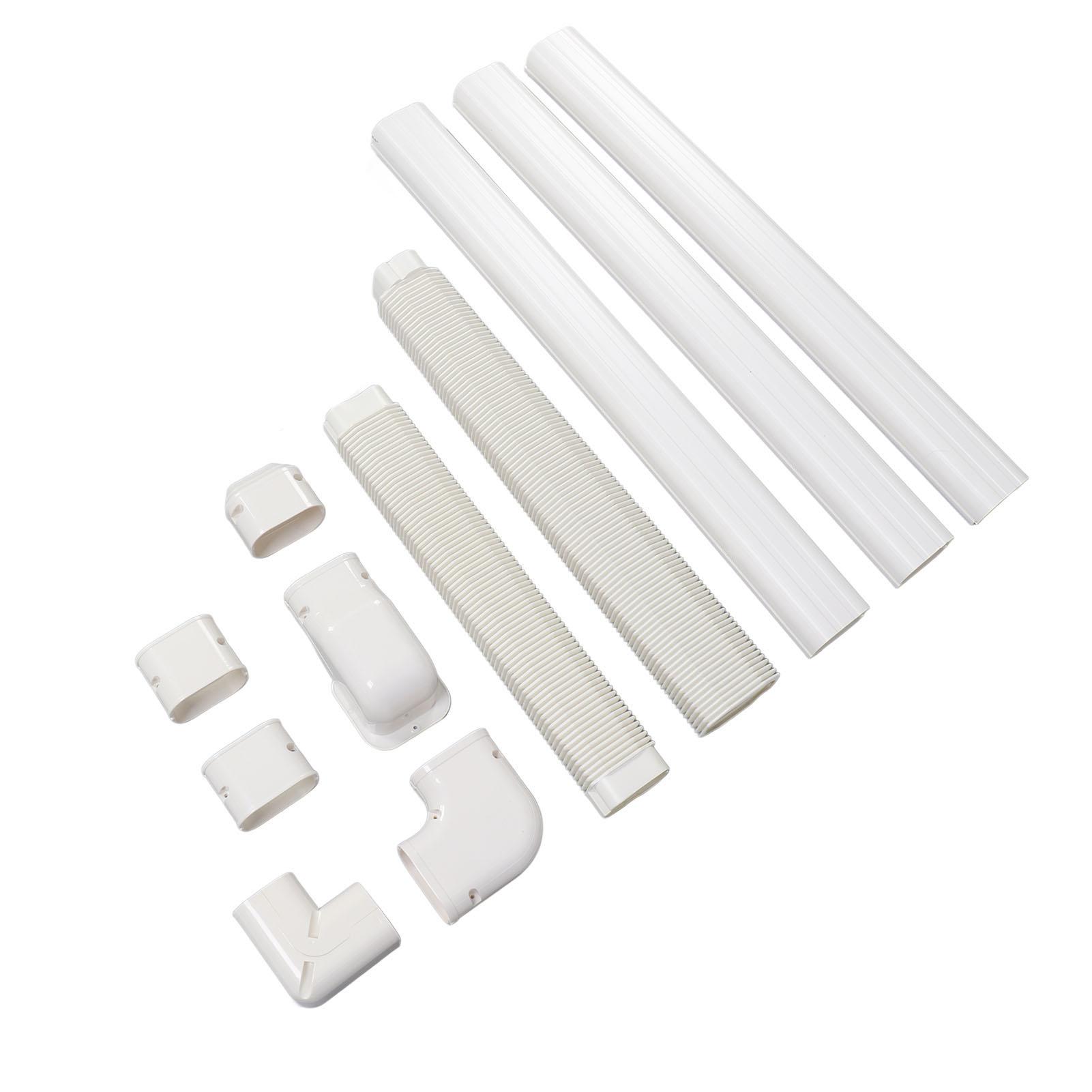 

Декоративный ПВХ комплект для закрытия трассы кондиционера для мини-сплит теплового насоса, комплект для закрытия трассы