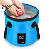 Double Handle Carry Bucket 12/20L Collapsible Water with Handles, Large Foldable Container, Container Portable Pail for Outdoor, Camping, Fishing, Car