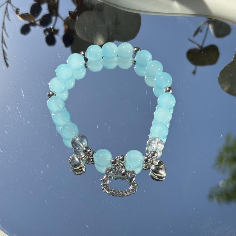 Lily of the Valley Butterfly Bracelet - Multi-Style Beaded Star & Moon Design