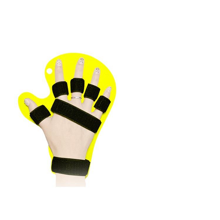 

Finger Rehabilitation Kit: Hand & Wrist Therapy, Stroke Hemiplegia Finger Separator With Extra Holes жёлтый