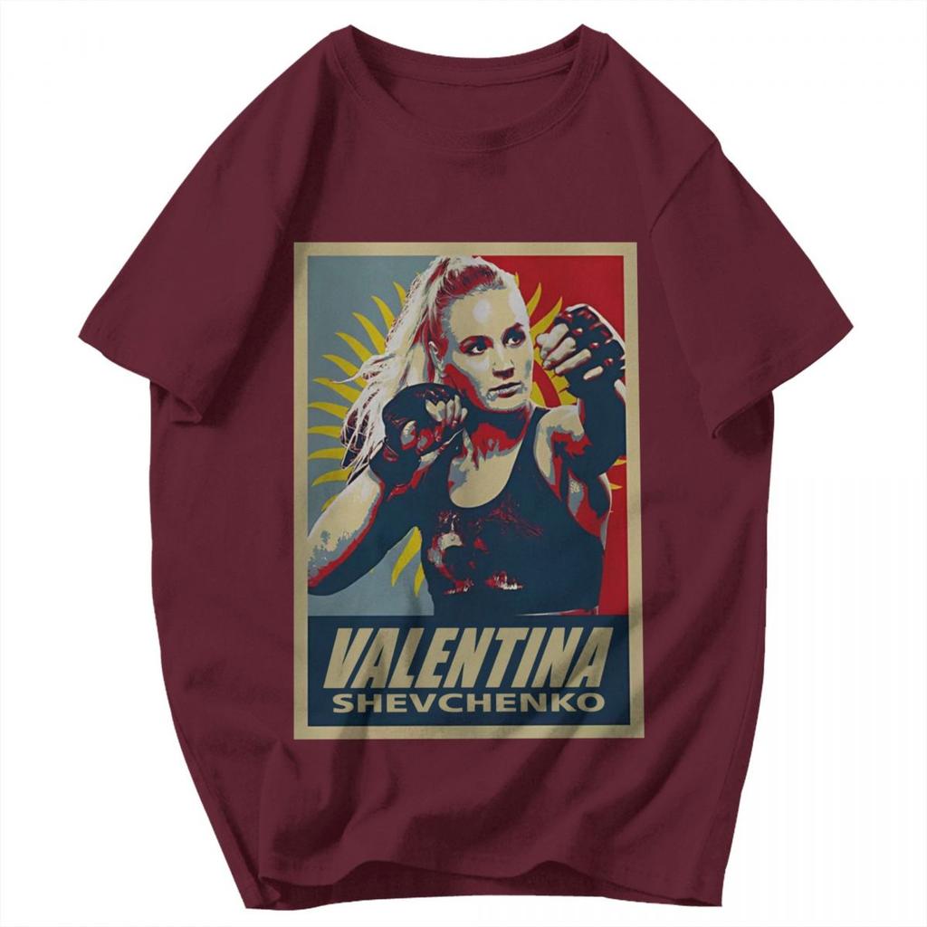 Men T Shirt Valentina Shevchenko Vintage Summer Y2K Graphic Quality Unisex Clothing T Shirts