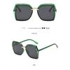 Women's Polarized Sunglasses for Driving, European and American Trendy Fashion Retro Large Frame Sunglasses, Black Frame UV400