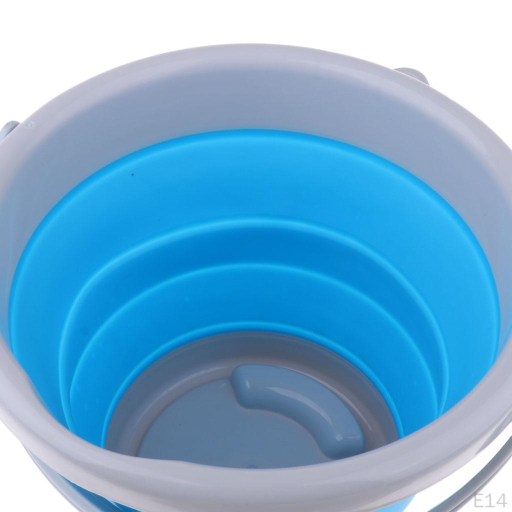 1.5L 5L Collapsible Buckets, Foldable Round Tub Portable Fishing Water Pail