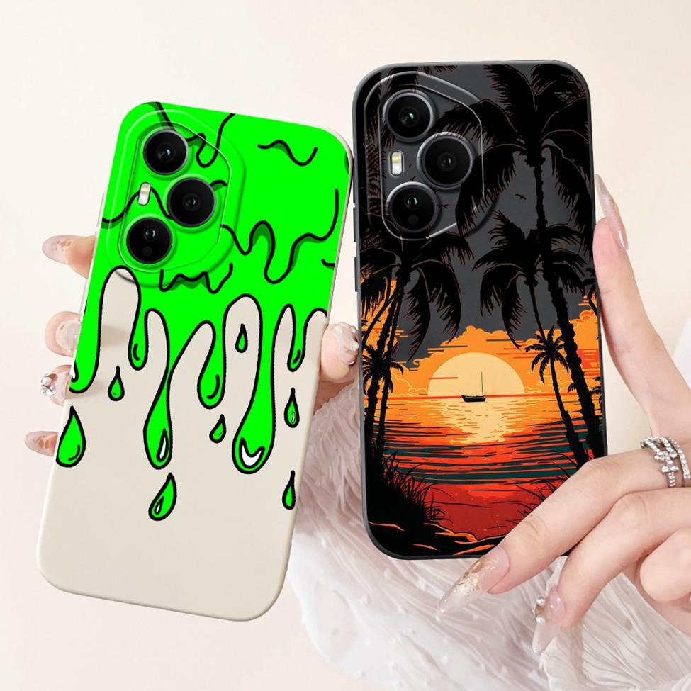 Global For Honor 400 Pro 5G Case DNP-NX9 Cute Cat Panda Fashion Flowers Love Back Cover For Honor 400 Pro 5G Phone Case Bumper