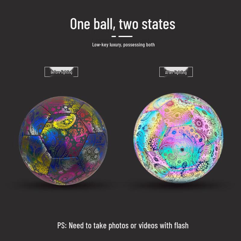 Norman Dazzling Reflective PU Training Football