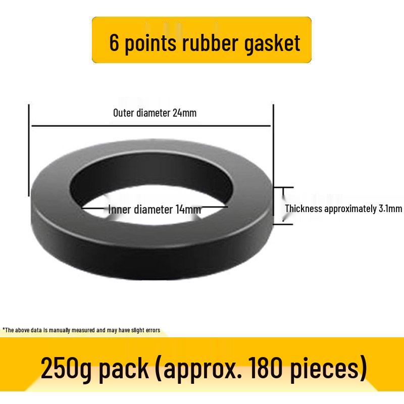Quick-Fit Silicone Gasket & Waterproof Ring Set: Rubber Gasket, Sealing Ring, Corrugated Pipe, Water Inlet Hose, Quarter Gas Pipe