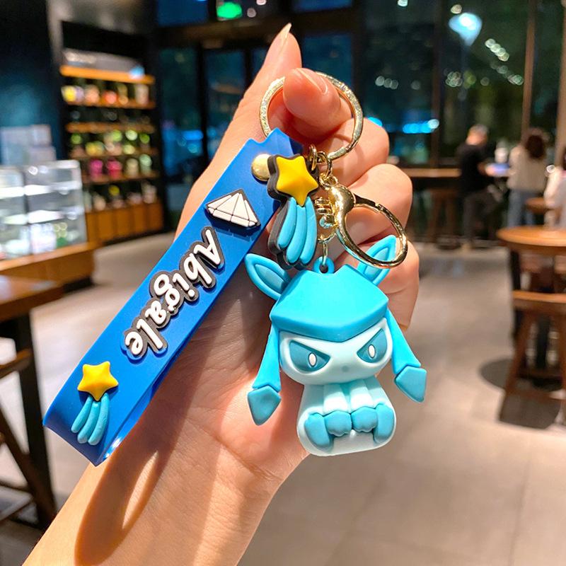 85 Styles Pokémon Pocket Monster Keychain Bag Decor Pikachu Desk Ornaments Car Key Chain Accessories Small Gift Between Friends