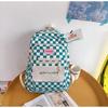 Bonaling Harajuku Style Chessboard Backpack