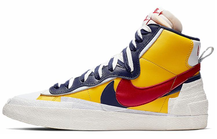 

Nike X Sacai Blazer Mid Maize Navy BV0072-700 37.5