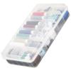 Mini Sewing Kit 2 Layers Multifunction 20Pcs Needles 8Pcs Threads Travel Sewing Kit for Repair
