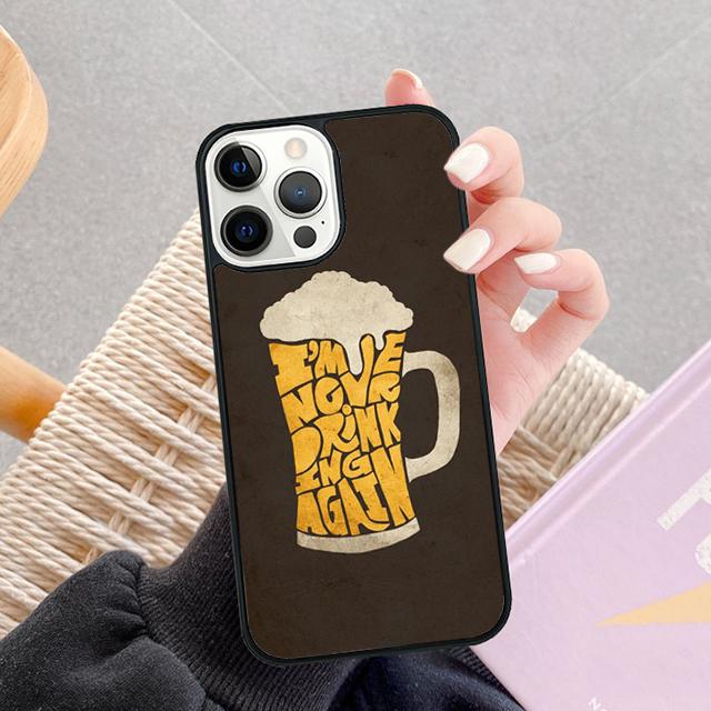 Men Drink Beer Phone Case For Apple iPhone 17 Air Pro Max Plus Coque For iPhone 17 Air 14 15 16 13 12 Max Cover
