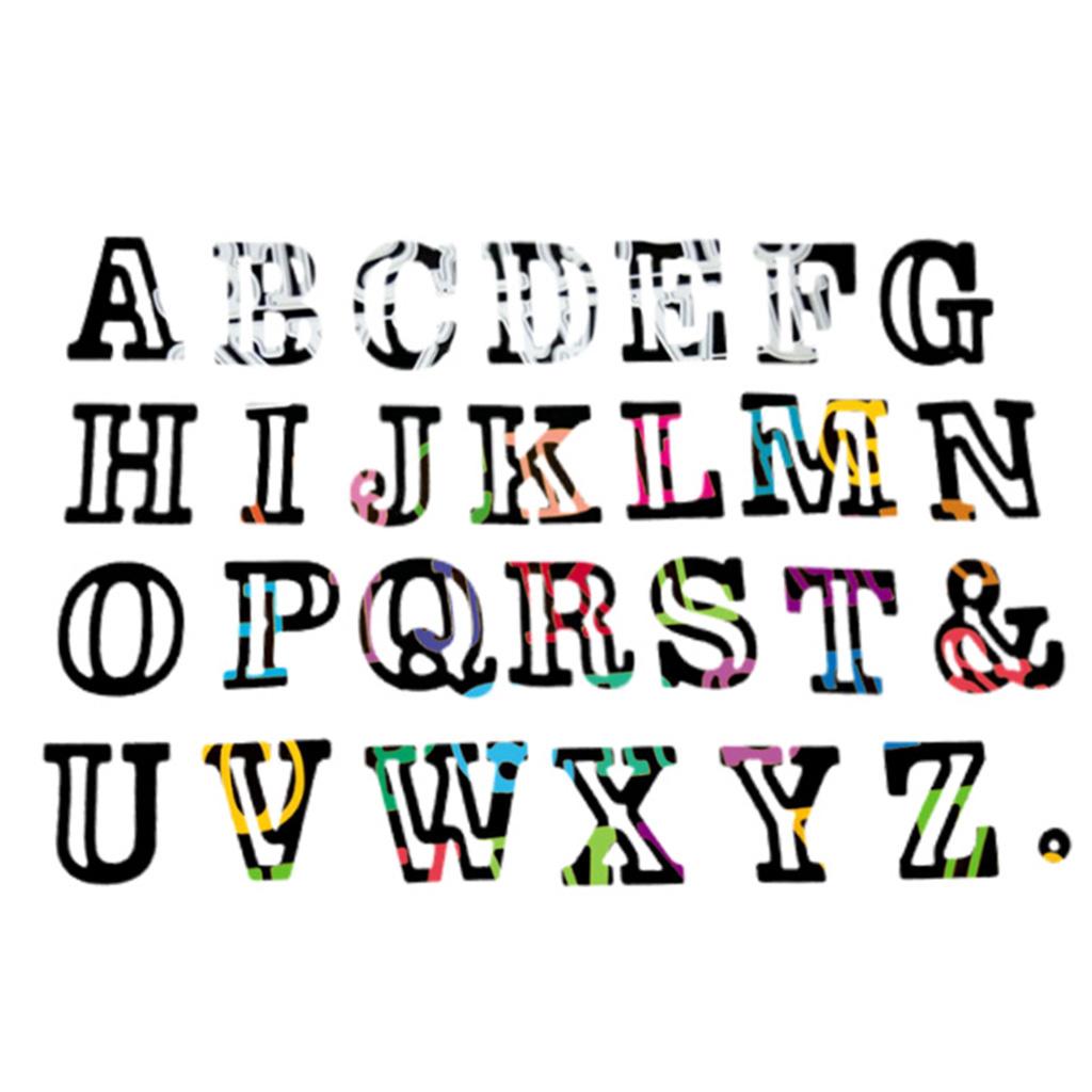 Uppercase 26 Letters Cutting Die Stencil Creative House Ornaments Making Too