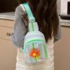 Trendy Kids Chest Bag Stylish Floral Design For Boys And Girls Lightweight Versatile Pouch