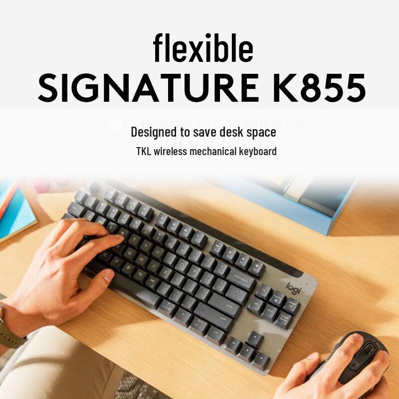 Logitech K855 Compact Wireless Mechanical Keyboard