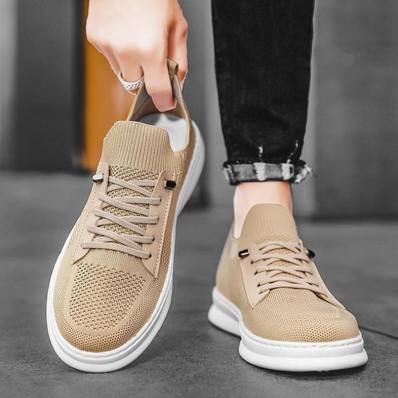 Fashion LighMan Shoe tweight Flat Wear to Work Sneakers Breathable Retro Common Elegant Footwear Offer New In Deals Casual Shoes for Men