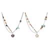 Multicolor Bedel Kralen Ketting Veelzijdig Voor Werk Feesten Dagelijkse Mode