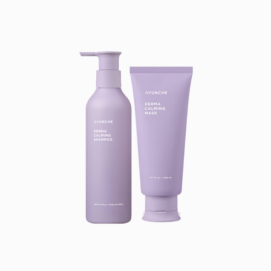 Ayunchae Derma Calming Hair Care Set [Shampoo, Mask, Serum]