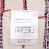 CHANEL Domestic regular P64262K60201 cashmere stripe knit jacket tops 38 off whiteUsed