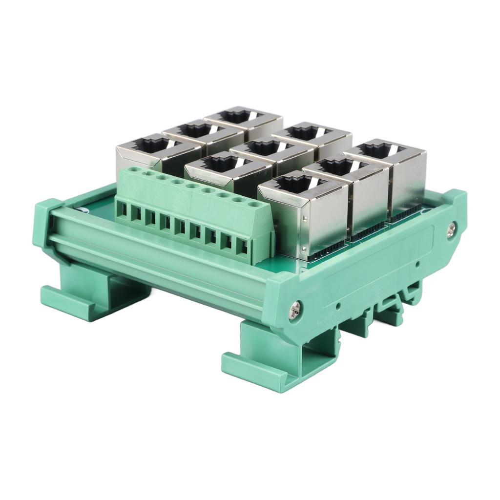 9 Way Bus Board Stable Transmission Highly Efficient Compact Design Terminal Block Breakout Board