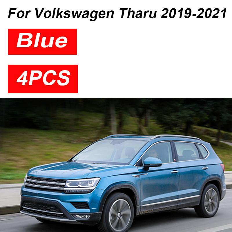 Painted For VW Volkswagen Tharu Accessories - 4PCS Front Mudguard Splash Guard Rear Muds Fenders Wheels Car Accessories