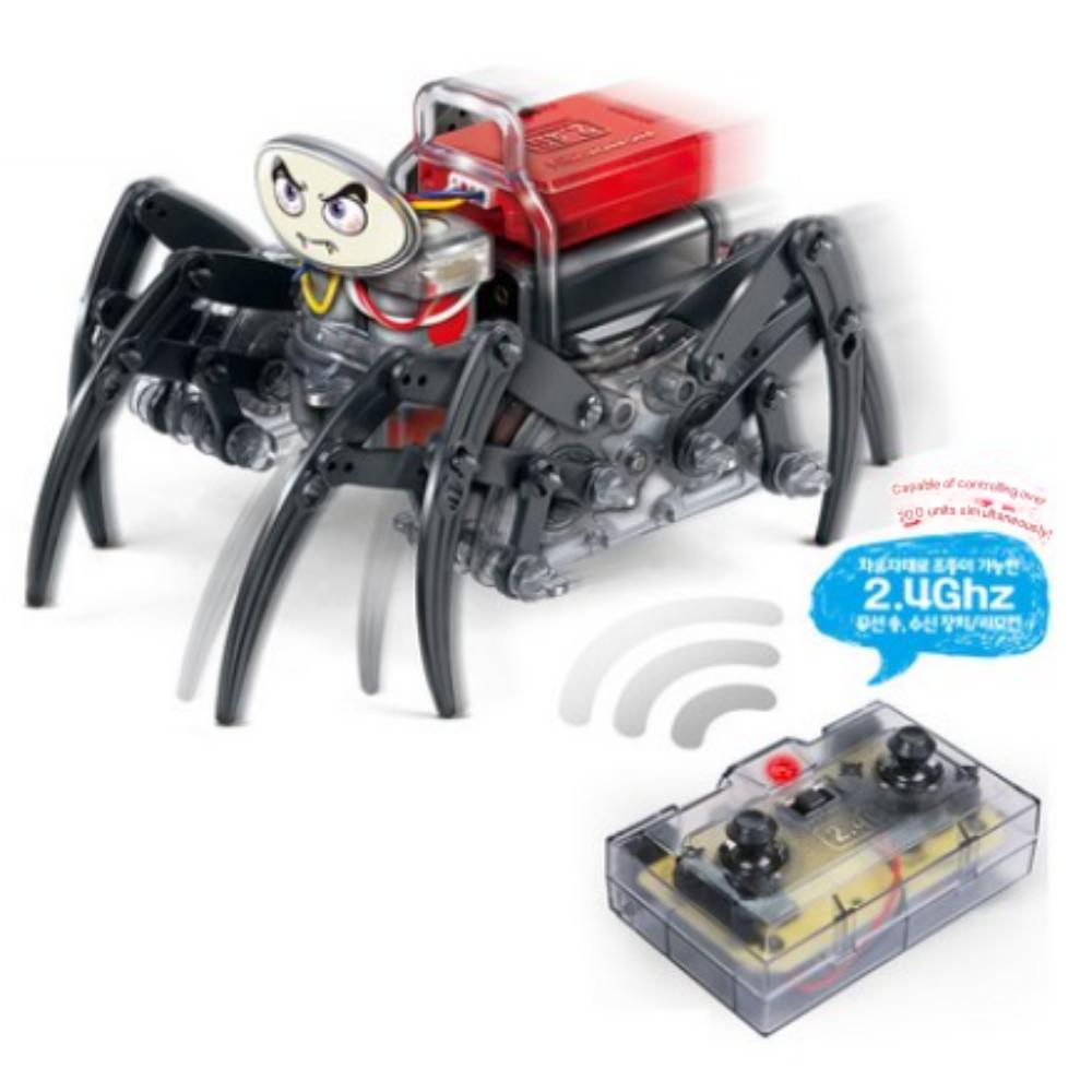 Academy Science Drátový/bezdrátový pavoučí robot s dálkovým ovládáním Stavebnice modelů