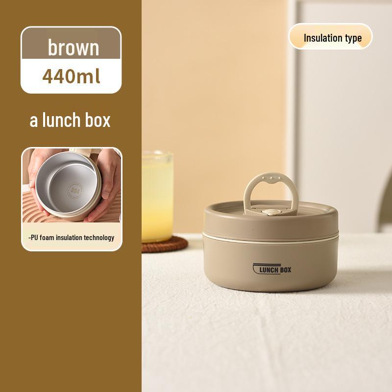304 Stainless Steel Leak-Proof Multi-Layer Insulated Lunch Box for Office Workers & Students, Microwave Safe & Portable