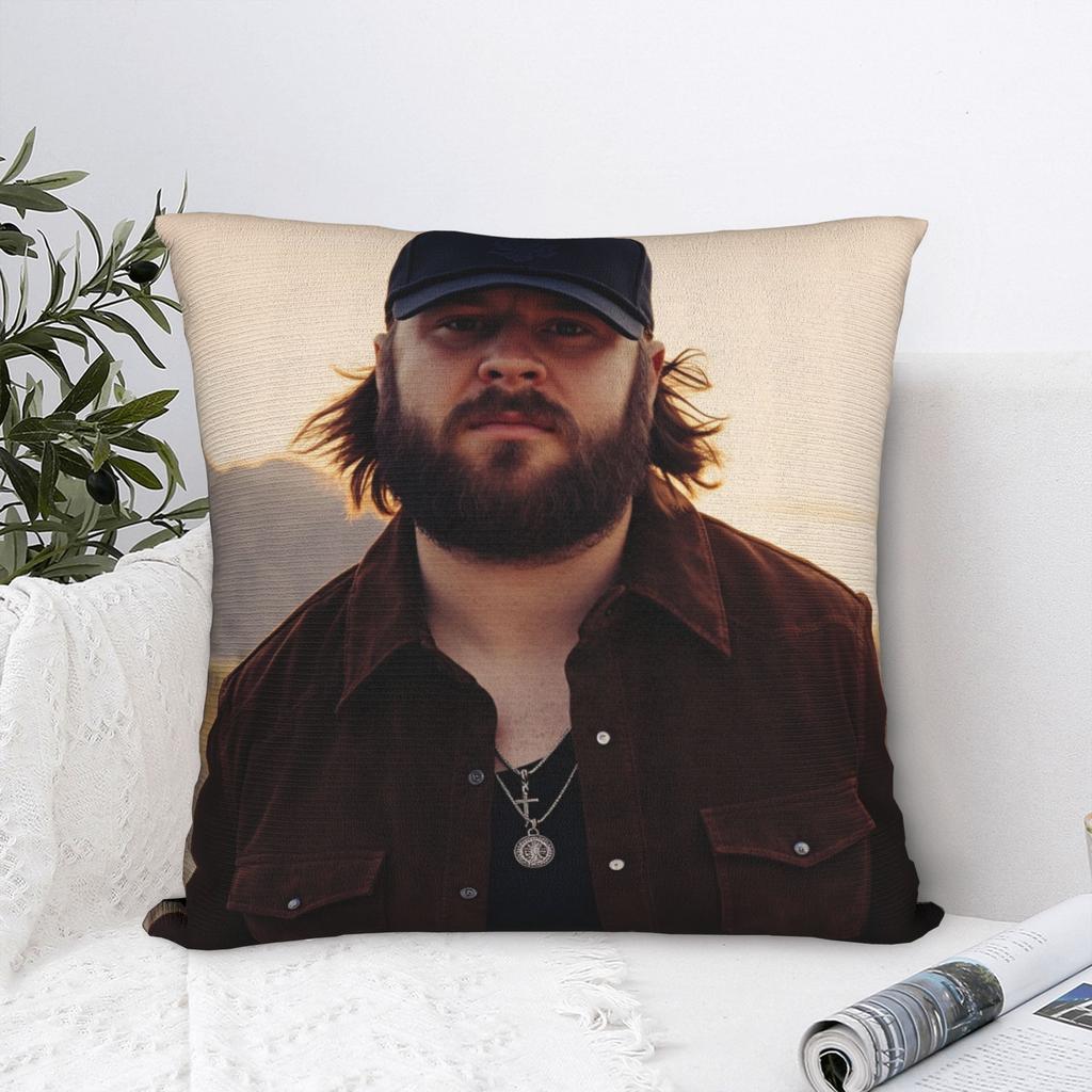 L-Lukes Combss Country Music Pillow Case Custom Pillow Cover Cute Funny Pillowcases For Sofa Home Decoration
