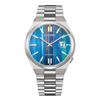 Stainless Steel Analog Multicolored Dial Men's Watch - NJ0151-53W, Band Color - Silver Spectrum