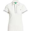 Originals Twistknit Fashion Soft Comfortable Versatile Short Sleeve Polo Shirt Women Polo Shirts Chalk-White JF4998