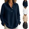 Women's Fashion Color Long Sleeve Pullover Sweatshirt for Casual Wear