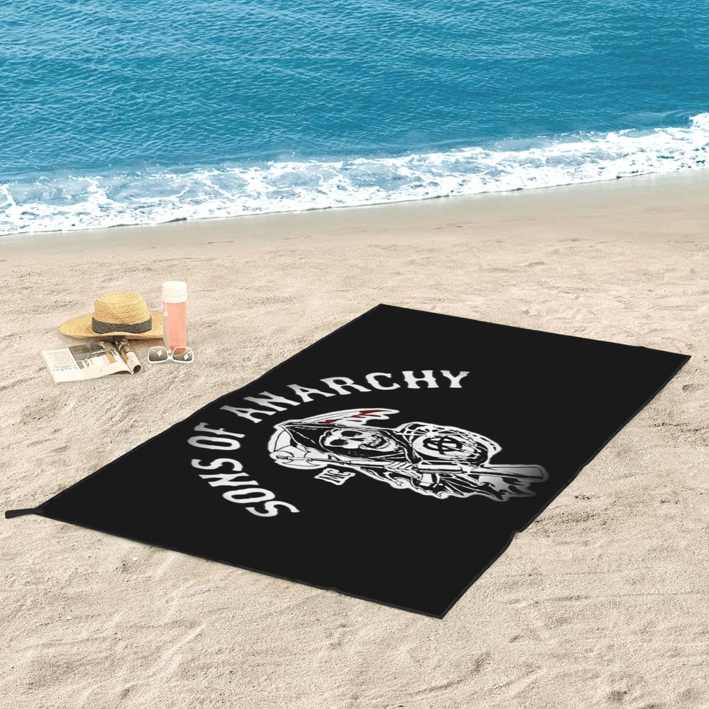 Sons Of Anarchy Samcro Whiskey Beach Towel Soft Microfiber Quick Dry Absorbent Quick Towels For Bath