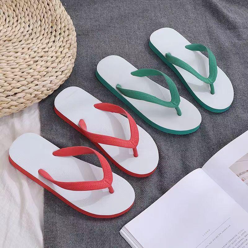 Men's Fashion Flip Flops, Casual Outdoor Beach Slippers, Non-slip Flat Clip Toe Shoes, Lightweight Breathable Summer Sandals