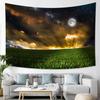 Starry Sky Landscape Tapestry Moon Large Tapestry Landscape Wall Hanging Living Room Bedroom Boho Home Decor