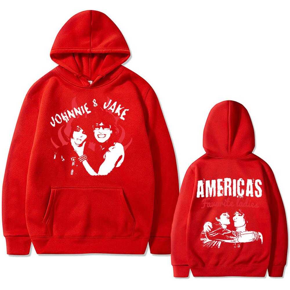 Amerikas beliebteste Damen-Hoodies mit Jake Webber und Johnnie Guilbert – Herrenmode, lässiges Sweatshirt, Oversize-Hoodies