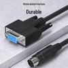 PLC Programming Communication Cable DB9 Male To MD8