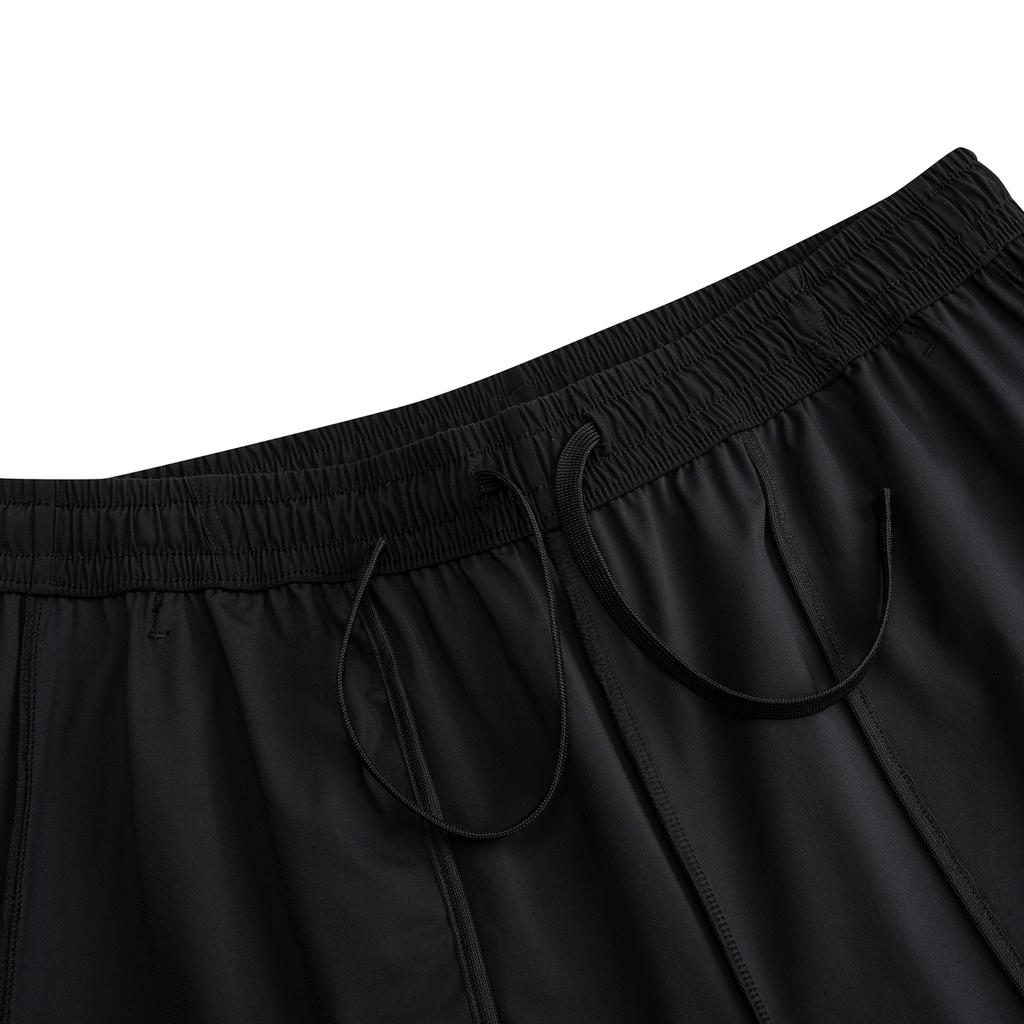 Anta Mens Nine-Point Knitted Sports Pants Men Bottoms Basic-Black 952628303-4