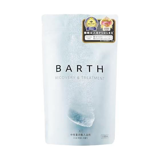 BARTH Neutral Bicarbonate Bath Salts 30 Tablets (10 Uses) Sweating Gift Present Quasi-drug