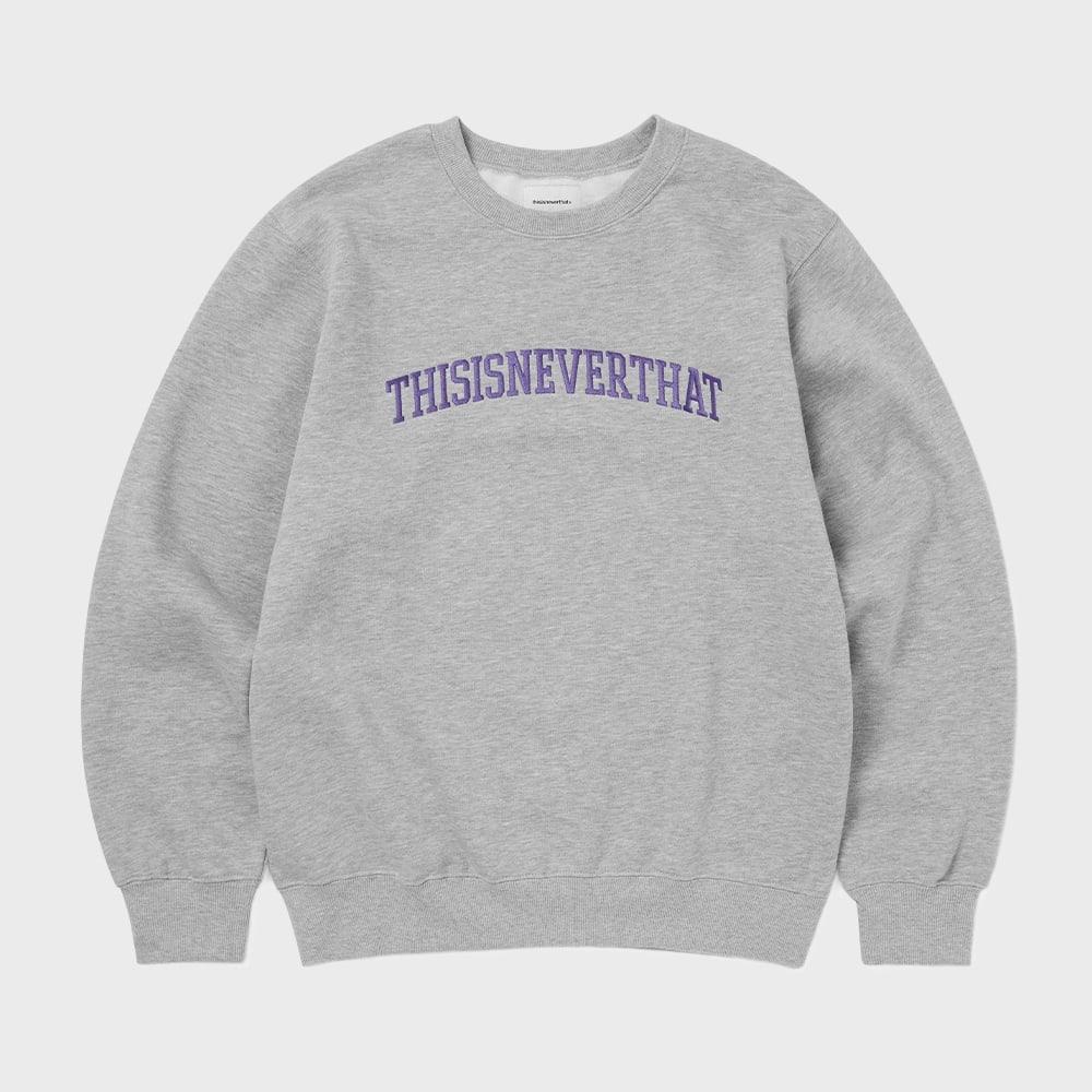 ThIs Is Never That Arch Logo Crewneck Heather Grey S