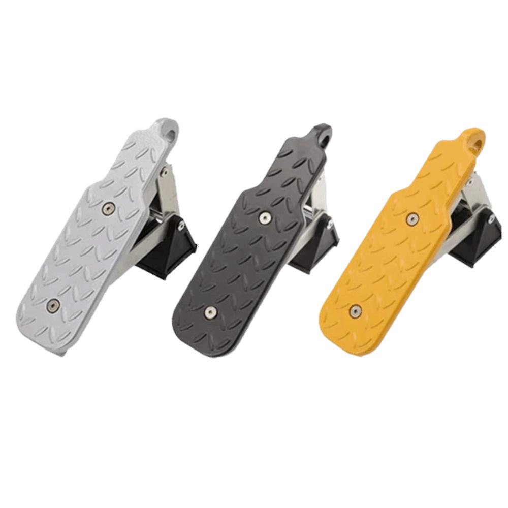 Foldable Car Door Step Aluminum Zinc Zinc Alloy Lock Hook Foot Pedal Car Roof Rack Step Vehicle Climbing