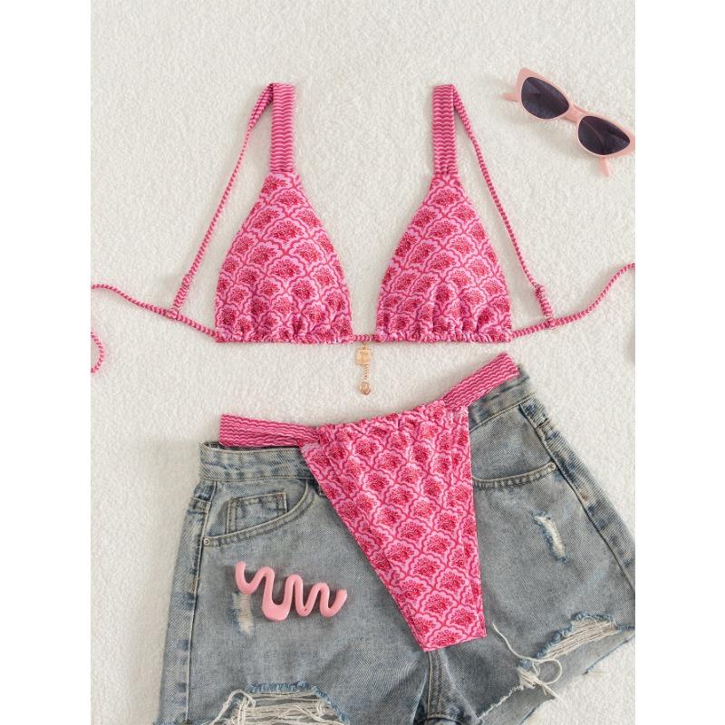 New Fashion Printed Swimsuit Seaside Sexy Split Swimsuit Bikini Bikini Women