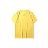 Li Ning T Shirts Men's Milk Candies Yellow Crew Neck Moderate Straight Fit AHSQ237-1