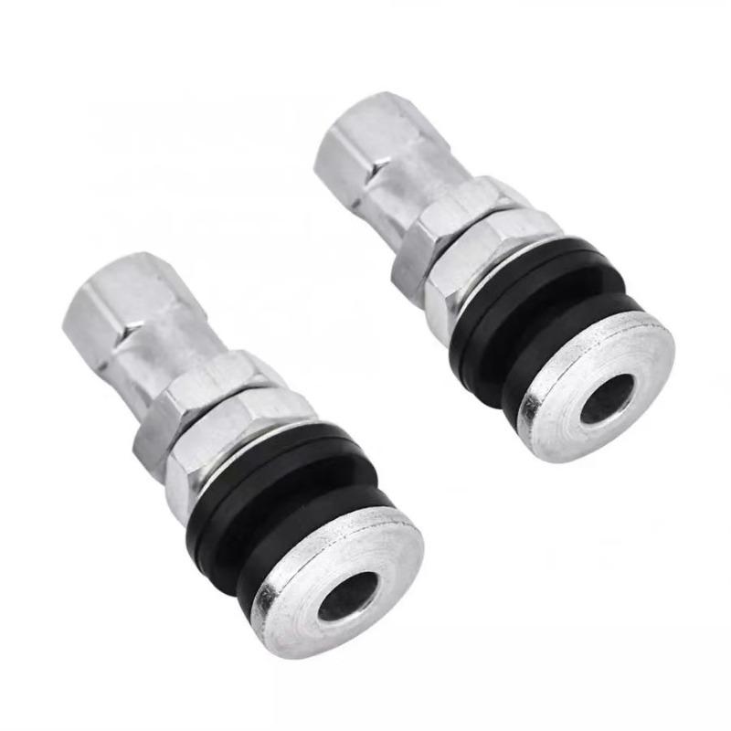 10Pcs Car Tire Valve Short Stems Short Stem With Rubber Gasket For ATVs lawn mowers go-karts boat trailers motorcycles