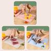 Available 3-Piece Plastic Cutting Board Set for Vegetables and Fruits
