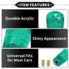 VekAuto Gear Shift Knob Kit 10cm Artificial Crystal Stick Shift Lever Knob for Automatic