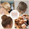 12Pieces Natural Wood Hair Sticks with Ethnic Design Random Color Hairpin for Daily Styling Easy to Use Buns Holder
